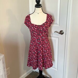 No Boundaries sweetheart mini dress NWT